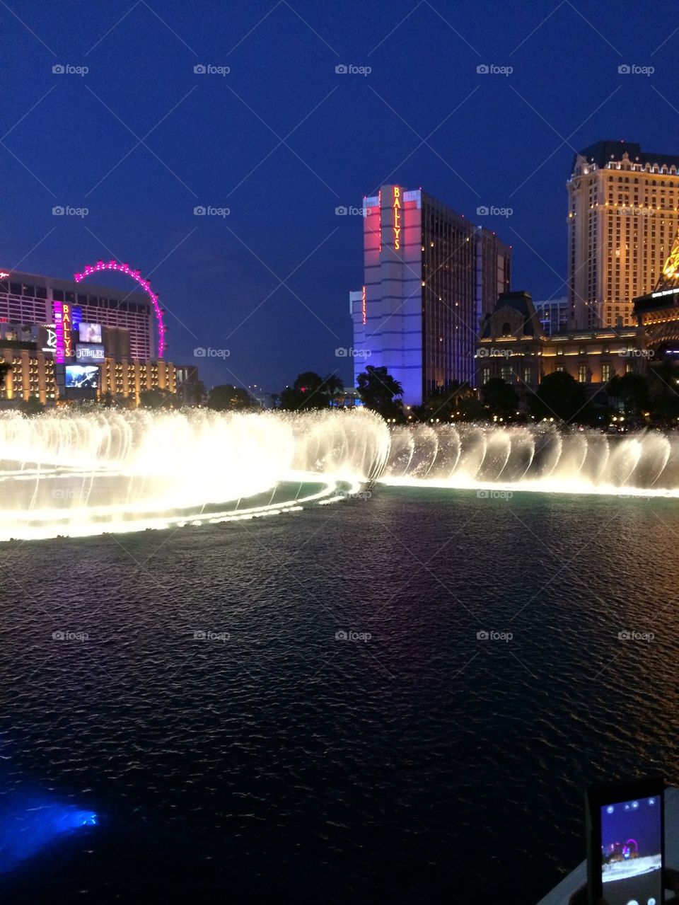 Water Show at the Bellagio
