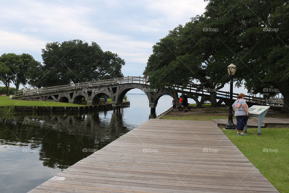 Currituck lighthouse bridge