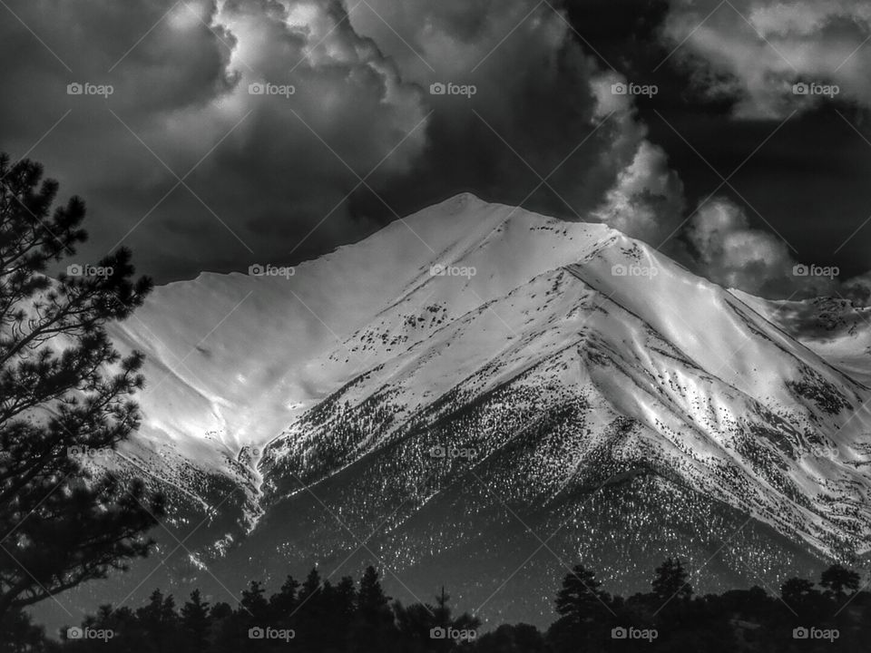 Ominous  Mountain . traveling in Colorado