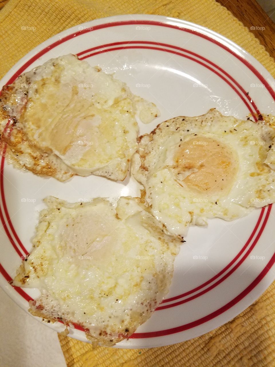 eggs on a plate