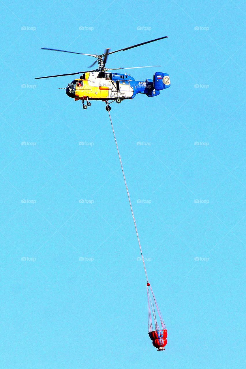 To the Rescue . Taken putting out a Forrest fire in Cyprus. 