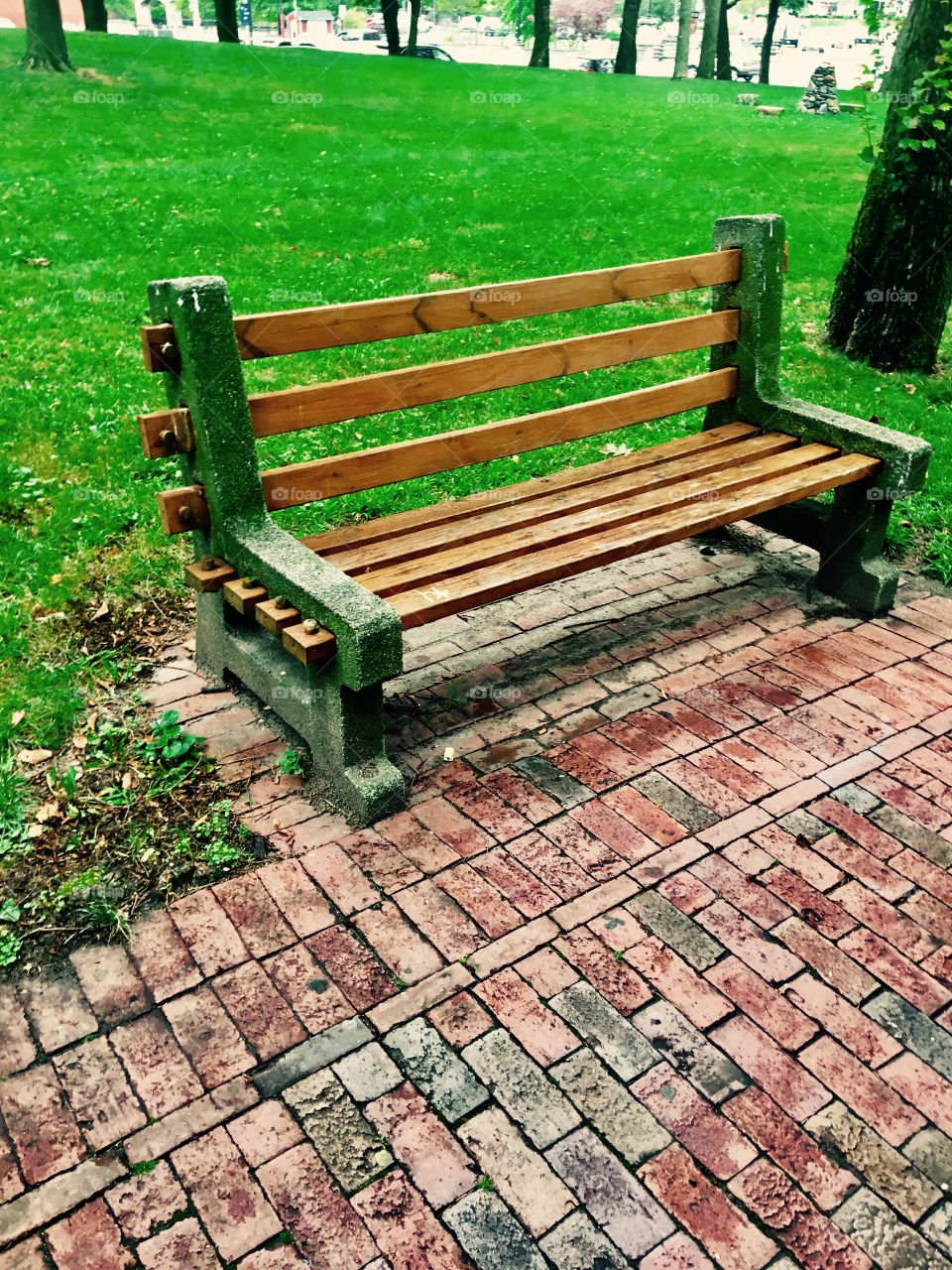 Simple Park Bench