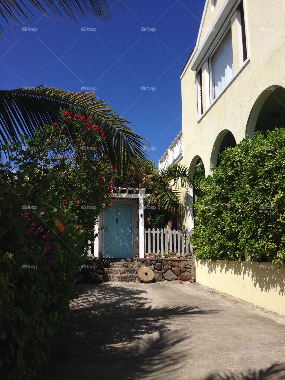 Entry to beach house