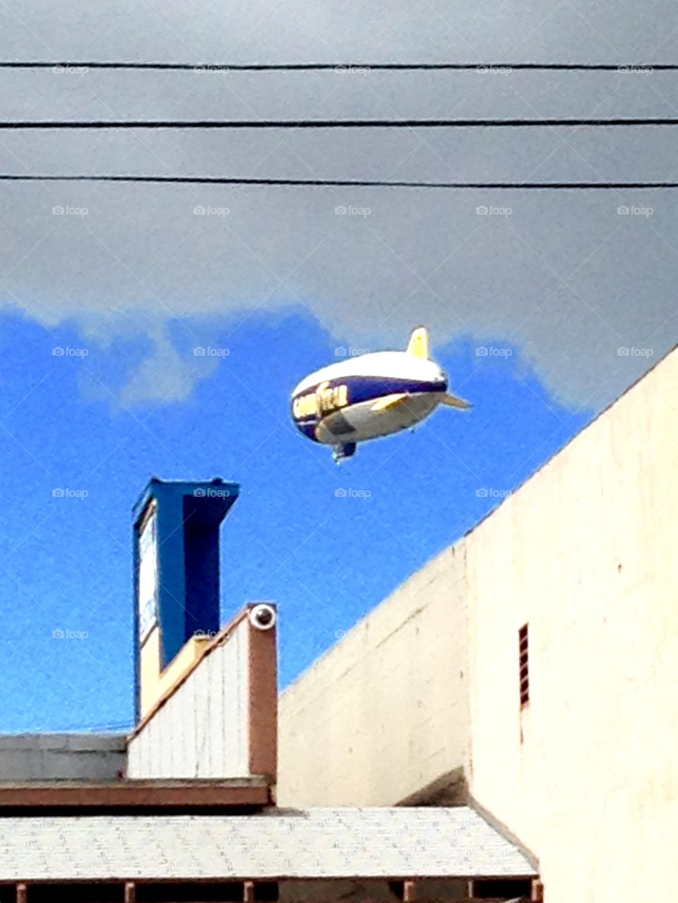 Good Year Blimp In The Sky