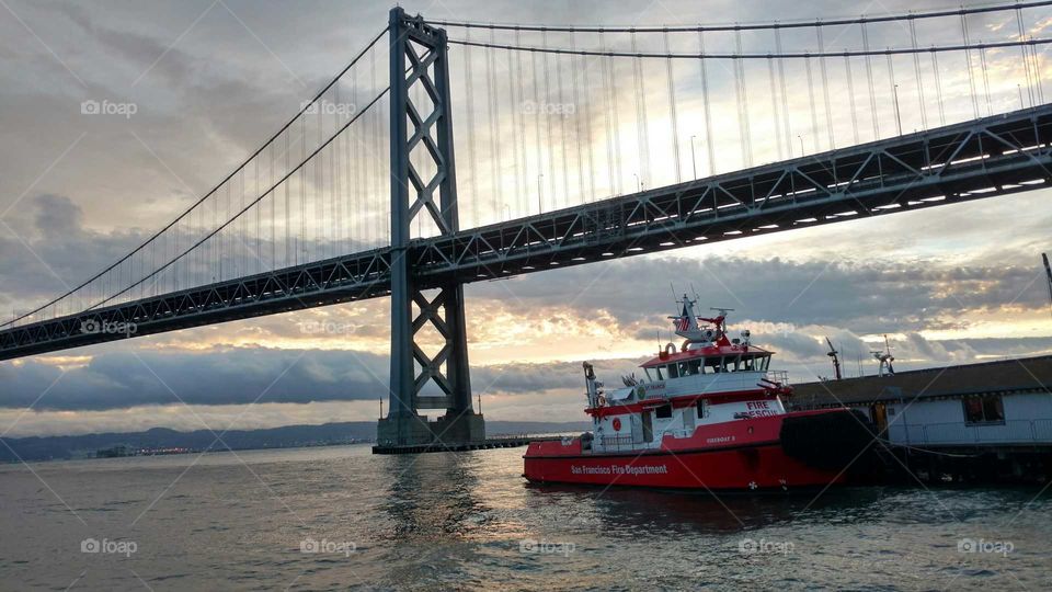 Fireboat station in San Francisco