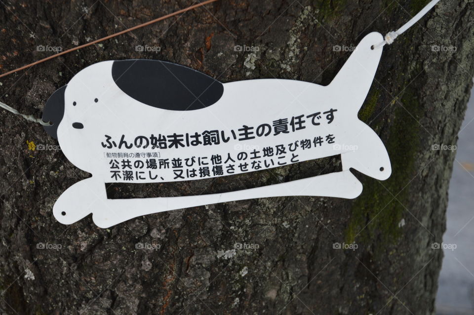 Funny Dog Sign Not Allowed To Poop