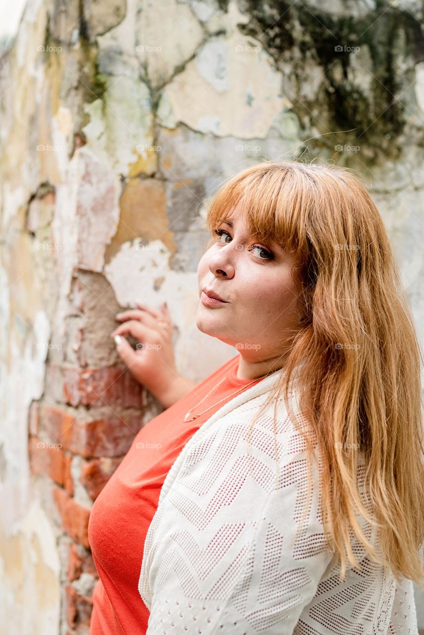 woman with beautiful hair