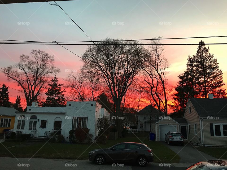 Beautiful sunsets in RI