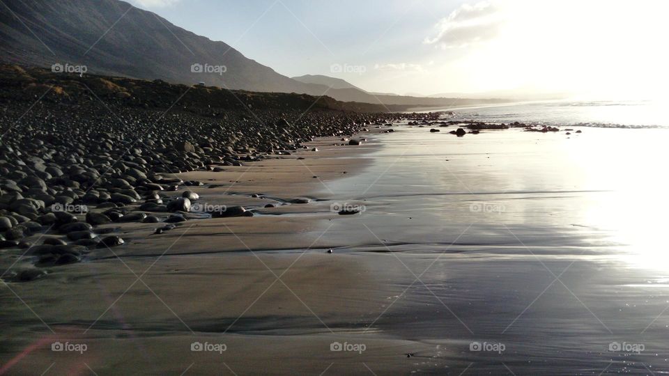 Light, clouds and sea