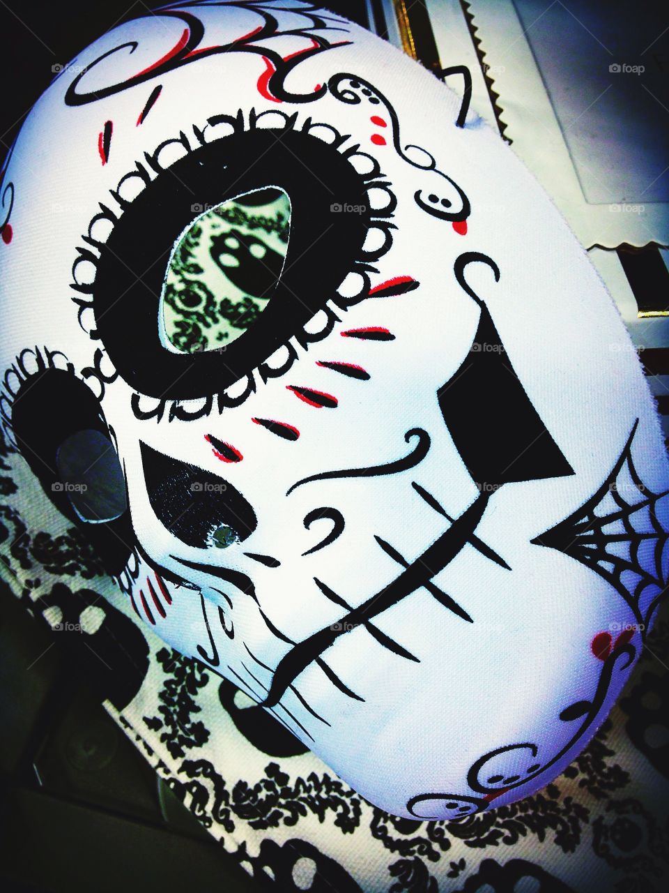 Day of the dead paper  mask
