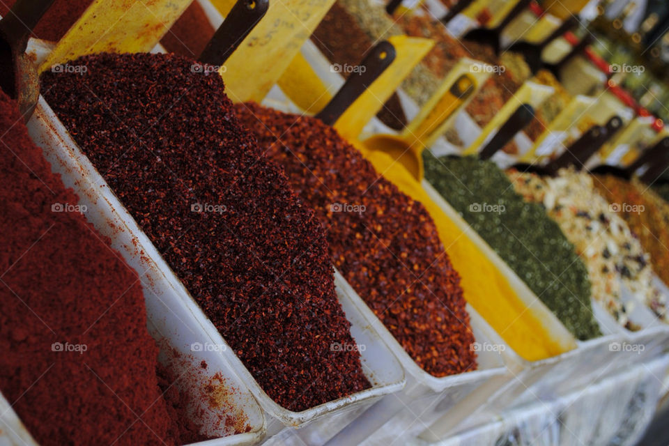 yellow red spices fresh by mayakerem
