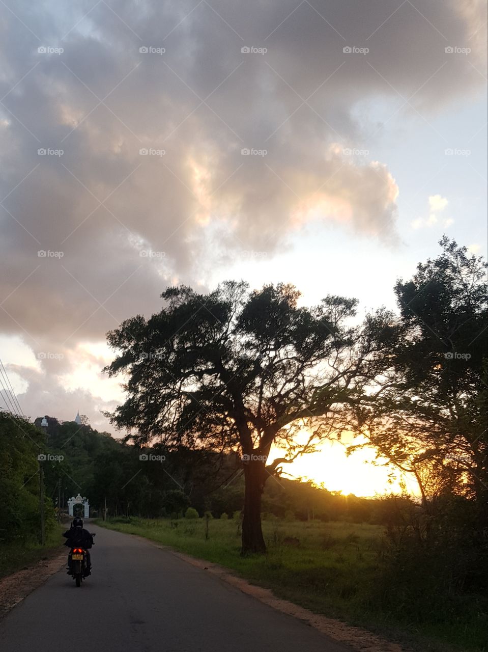 On the way to temple