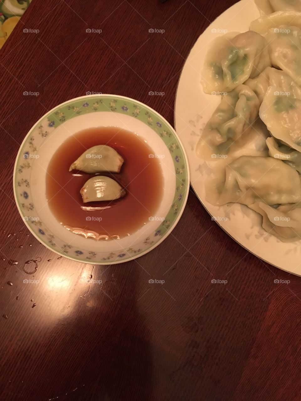 laba garlic  and dumplings