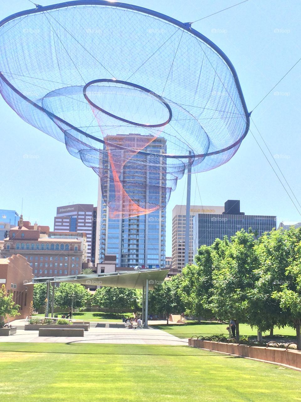 Summer day in downtown Phoenix. 
