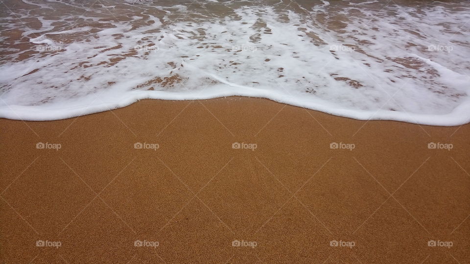 море волны пена