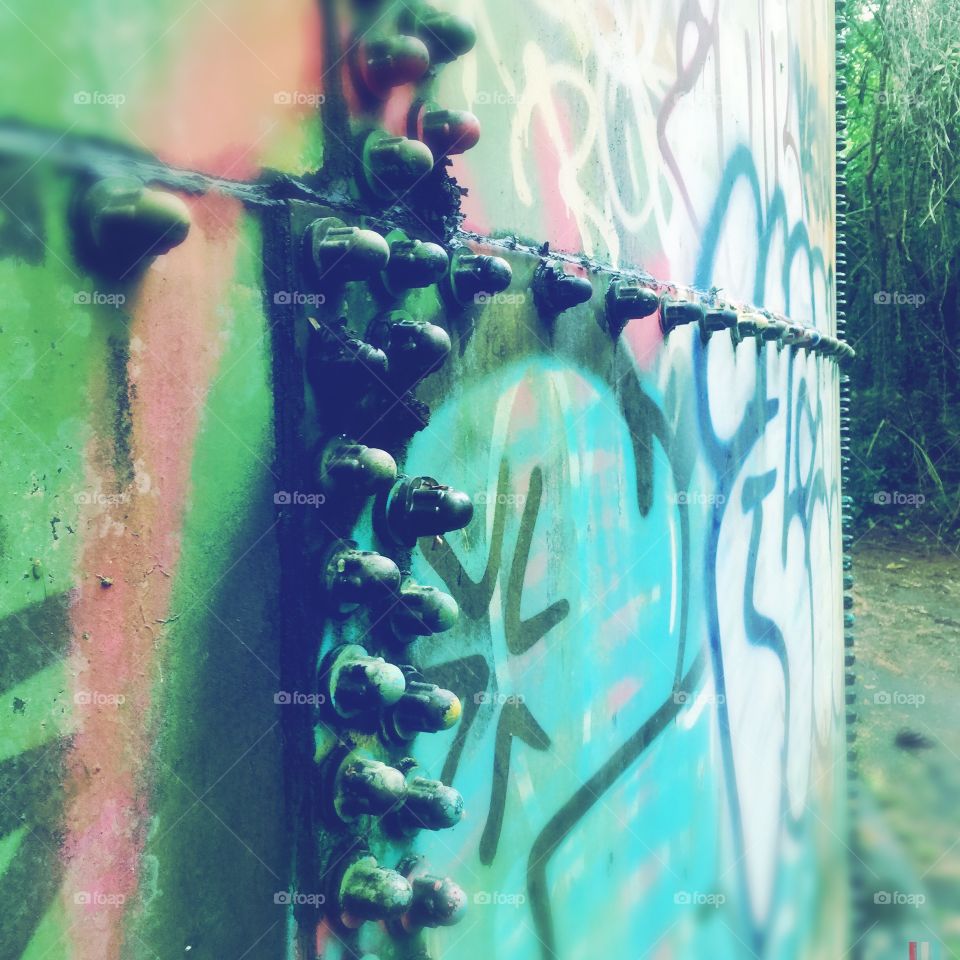 Water tank graffiti 