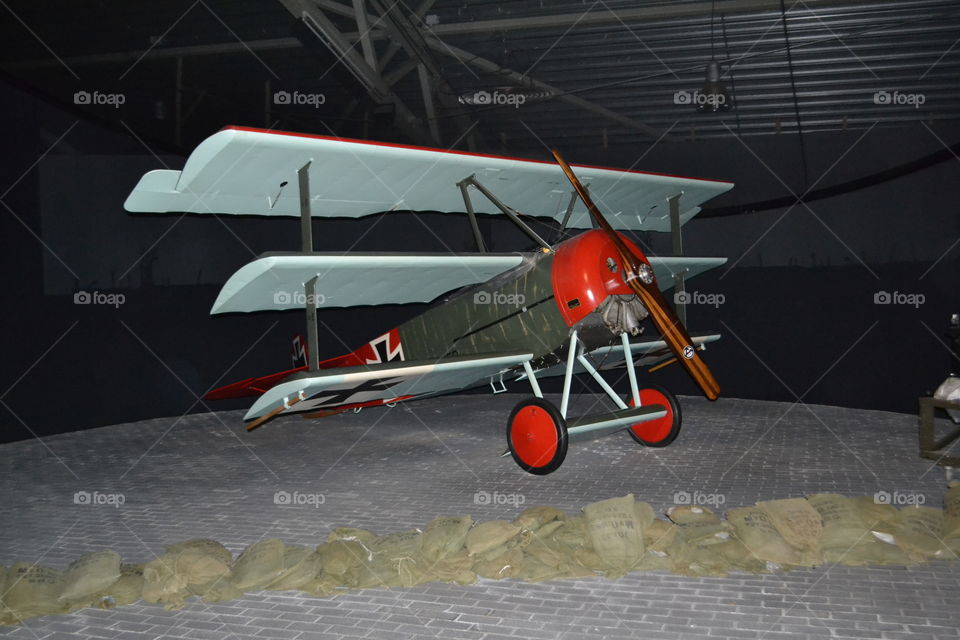 Old German warplain.. It is in a Dutch museum.