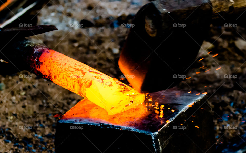 Forging Iron..