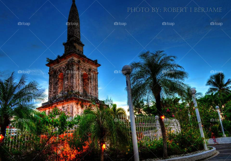 Tourist Attraction in Historic Island in Cebu. 
" The Mactan Shrine"