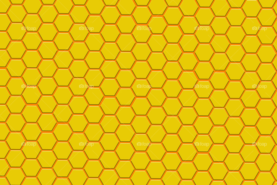 Modern yellow hexagons.Abstact wallpaper texture