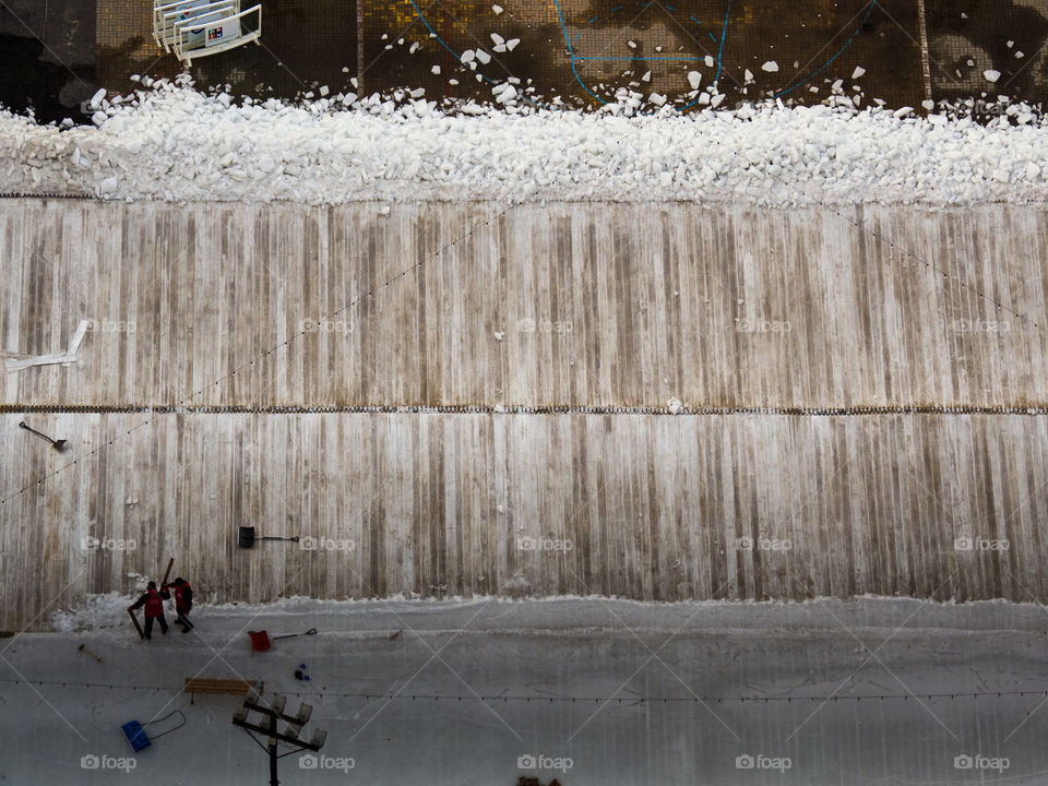 elimination of ice rink