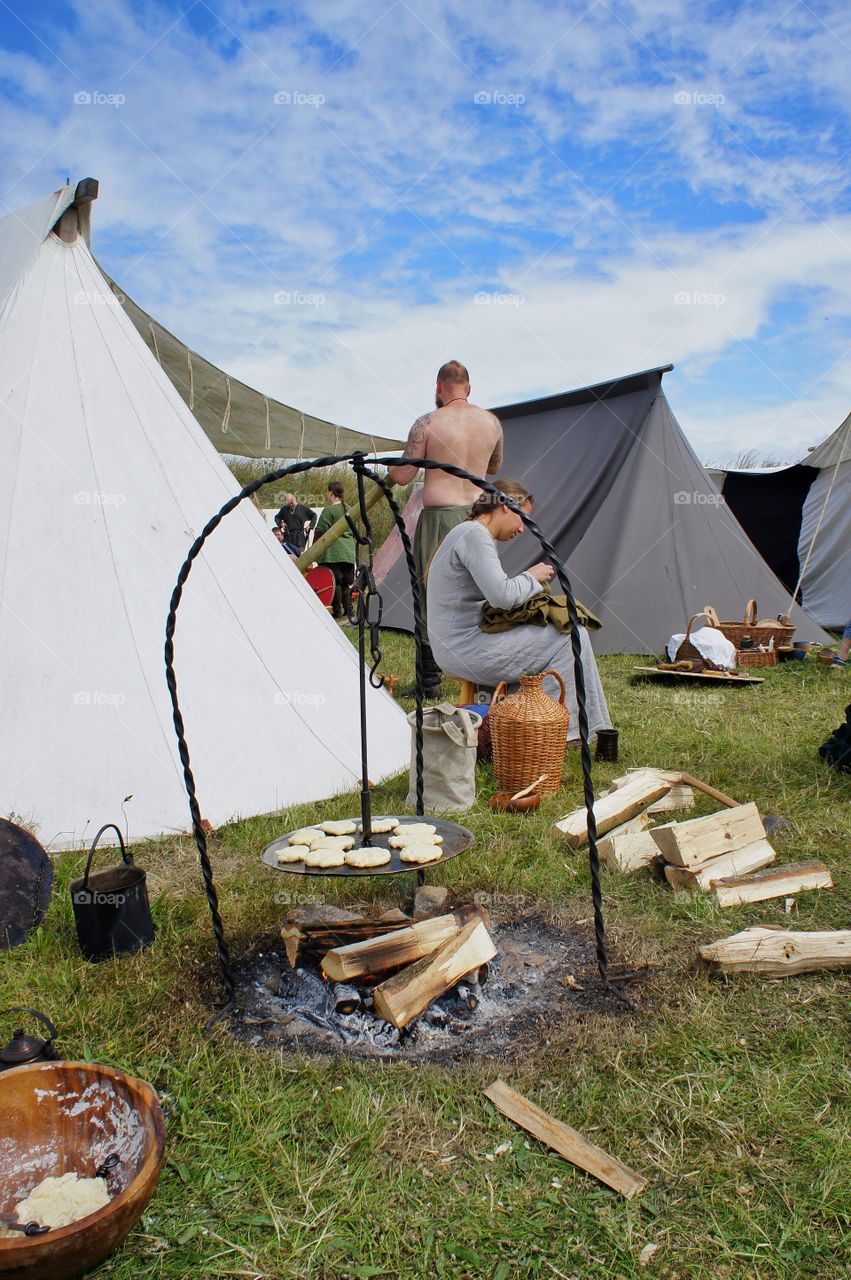 Daily chores by the Vikings