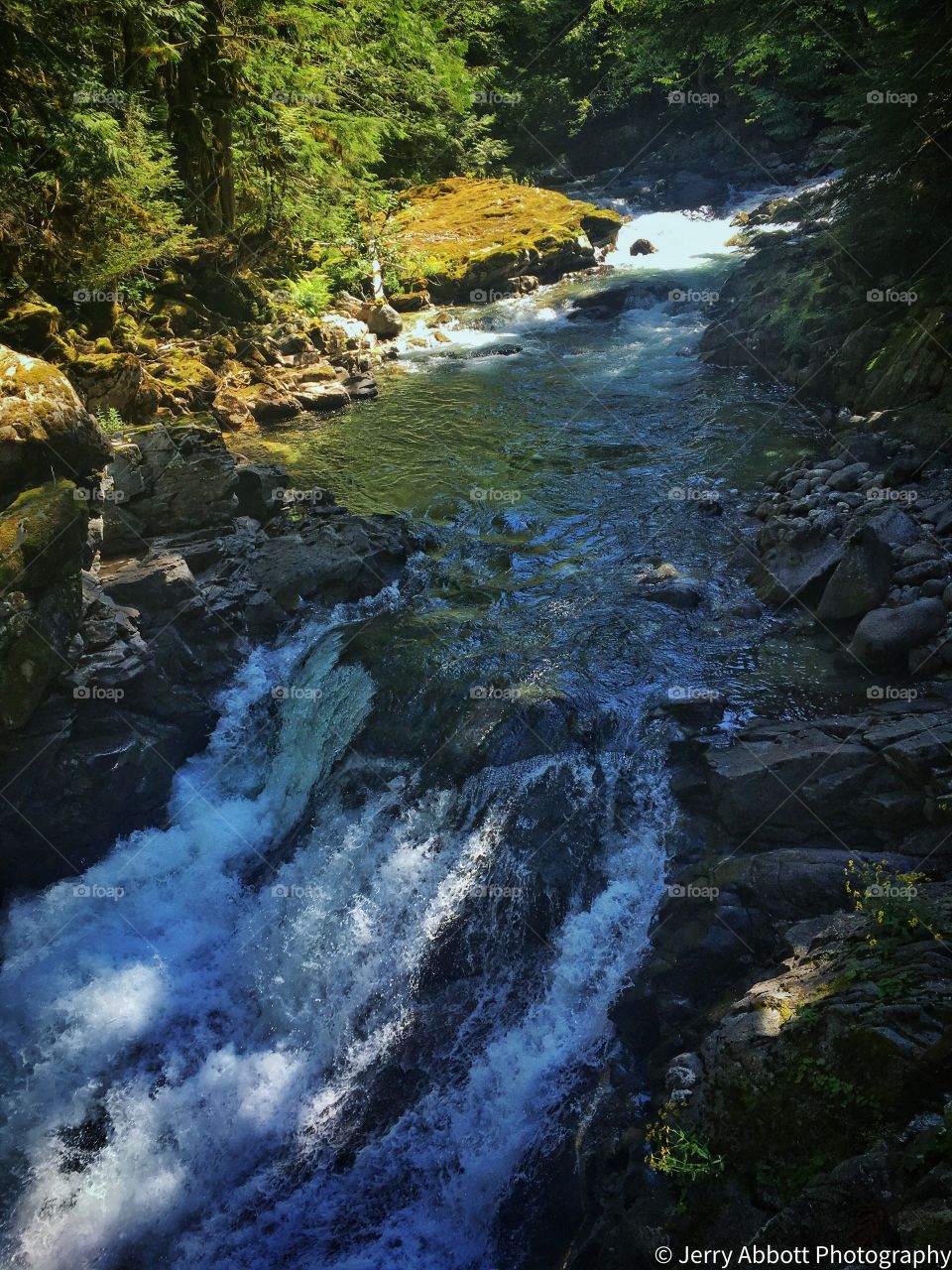 Deception Waterfalls on Stevens Pass, Washington State