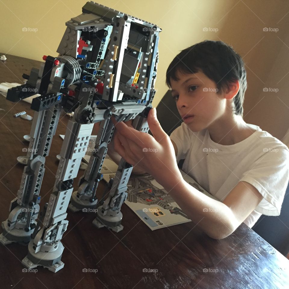 Lego building process