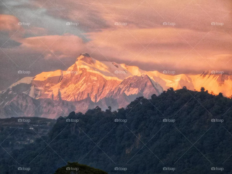 At the foot of Mighty Himalays