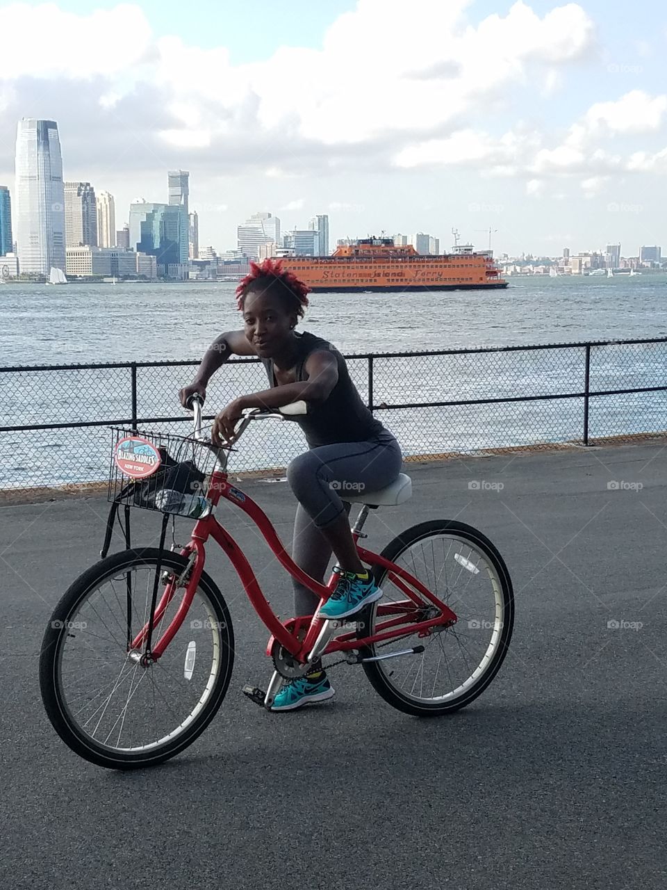 riding at governors island