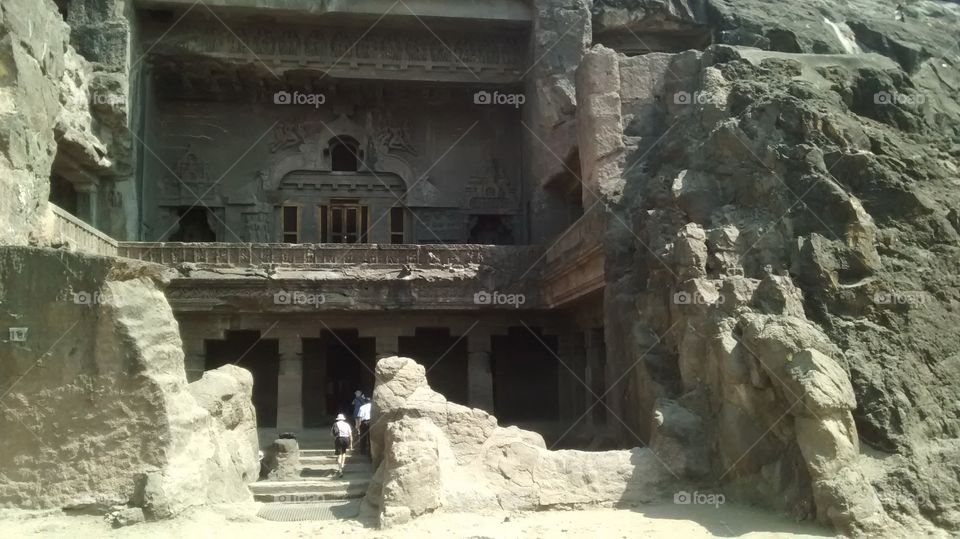 Ellora caves  king palace