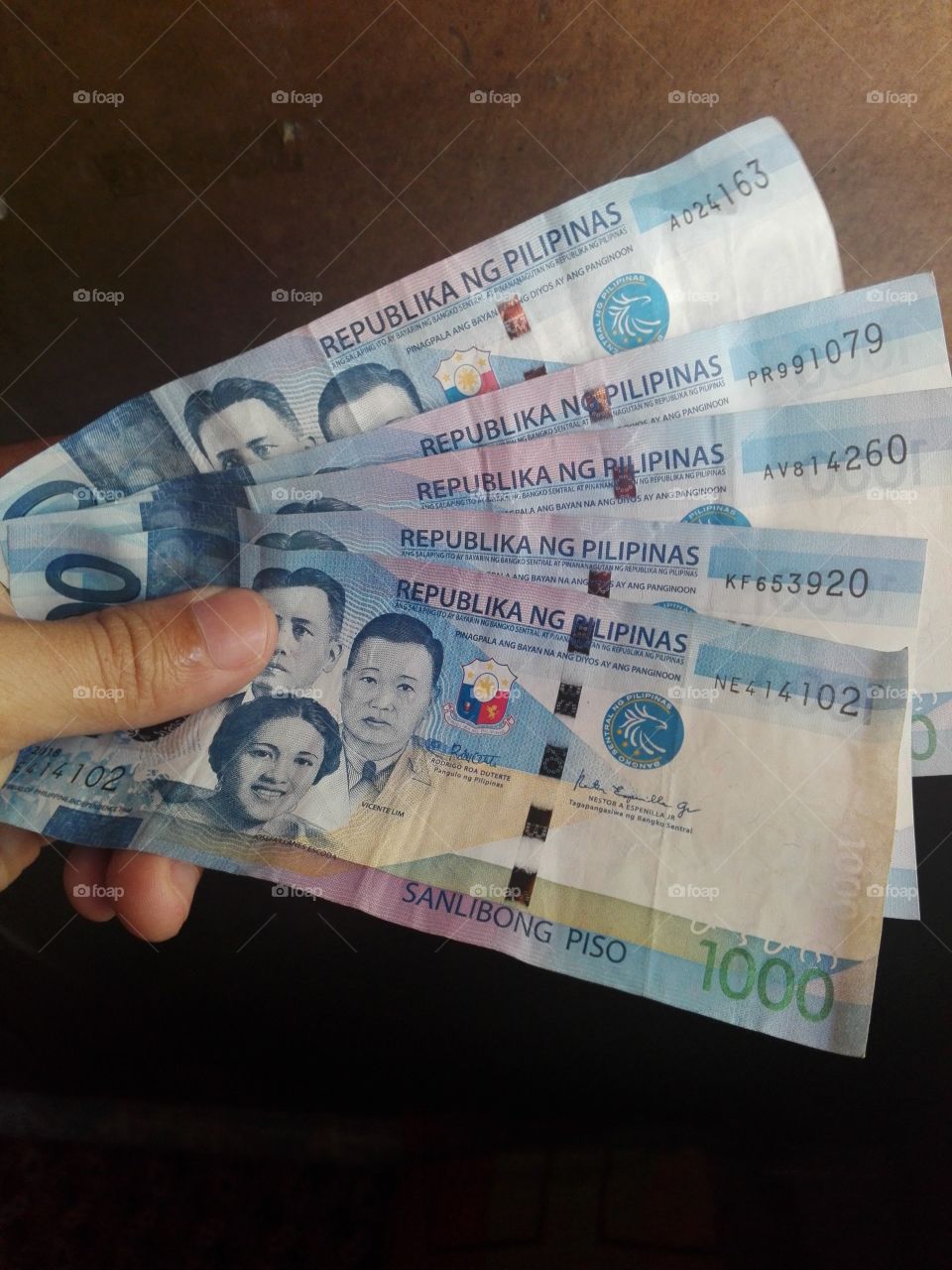 Five thousand Philippine pesos.