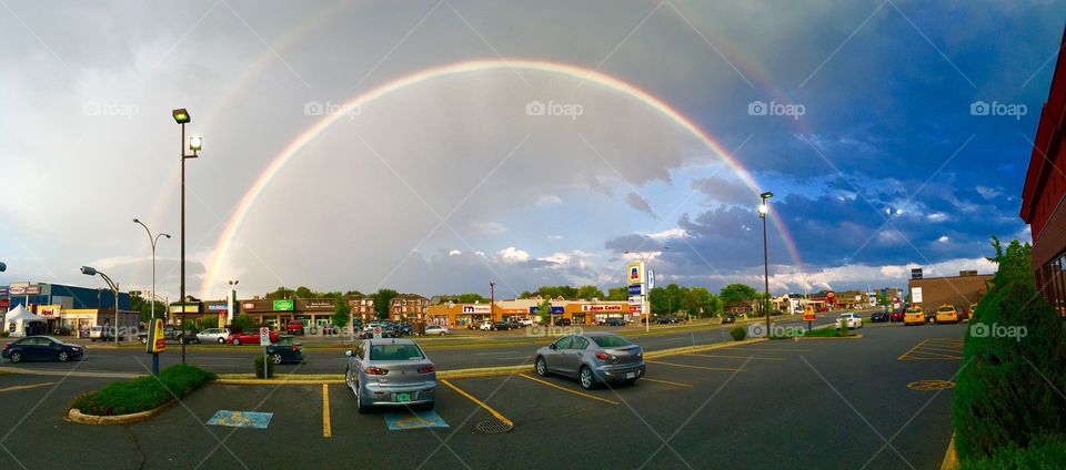 Full rainbow in Montreal