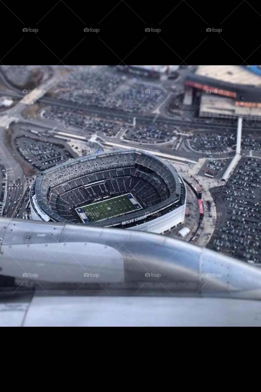 MetLife Stadium from above 