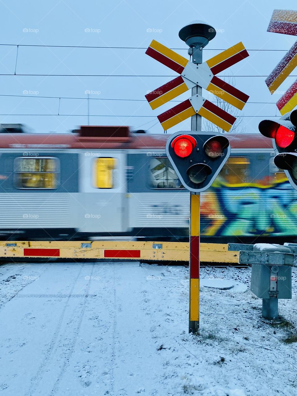 Train passing 