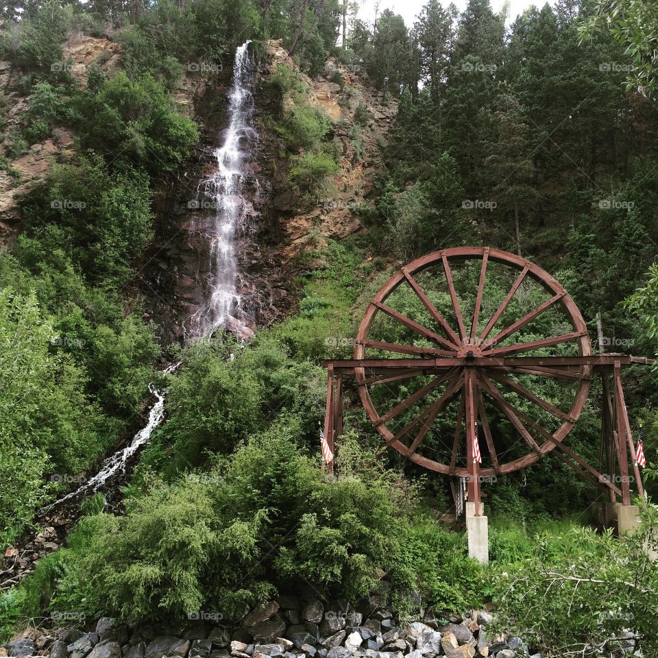 Charlie Taylor Water Wheel. Located in Idaho Springs, CO 
Water Wheel 
