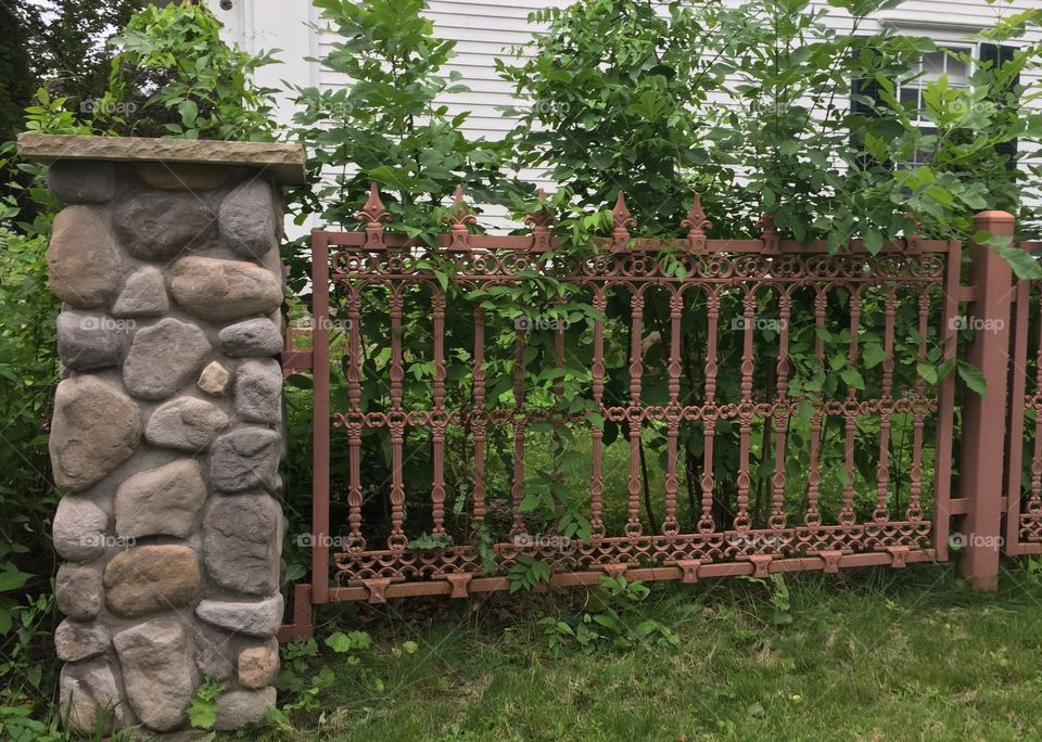 Cool gate on my walk