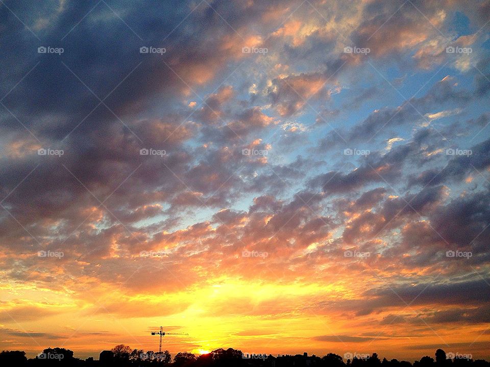 Sunset over Harrogate 