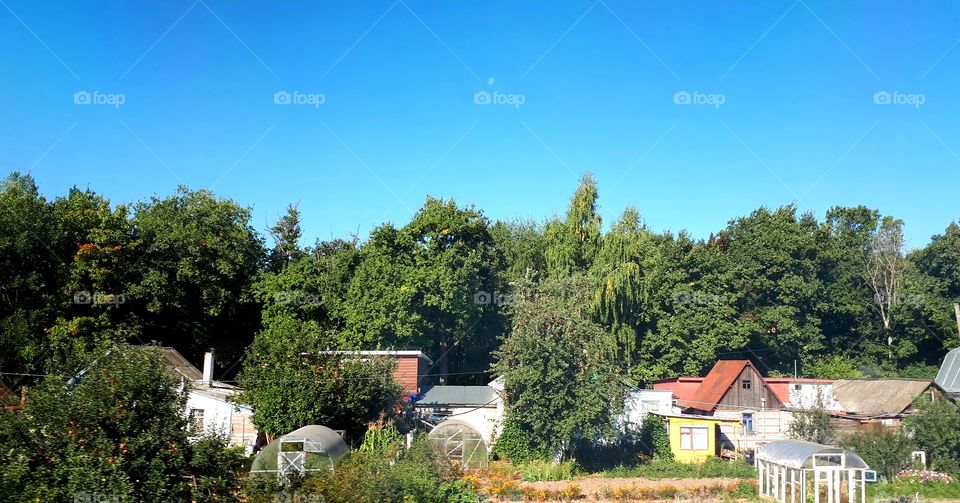 Summer plot in Chuvashia