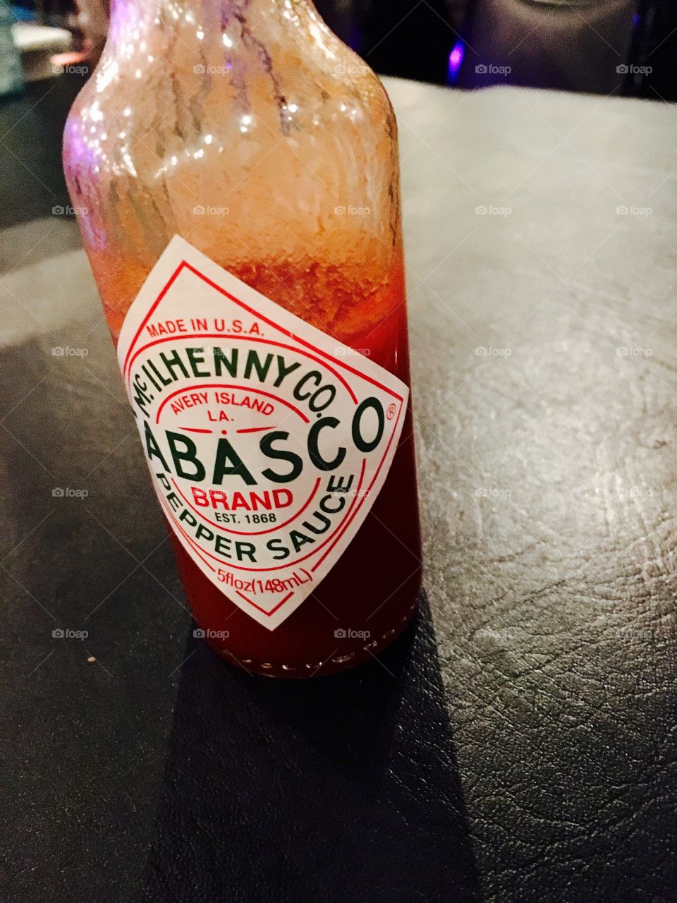 Tabasco hot sauce 