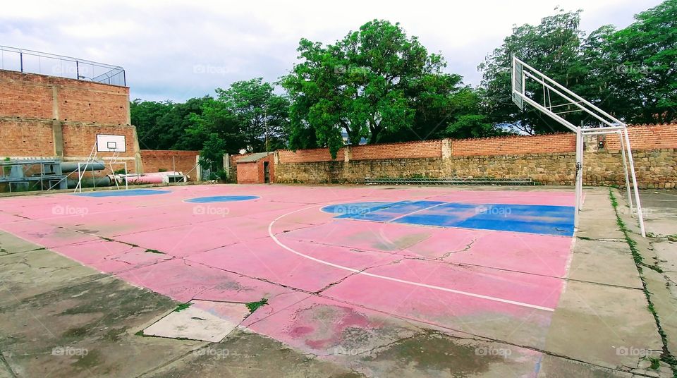 Basketball Court in Tarija, Bolivia