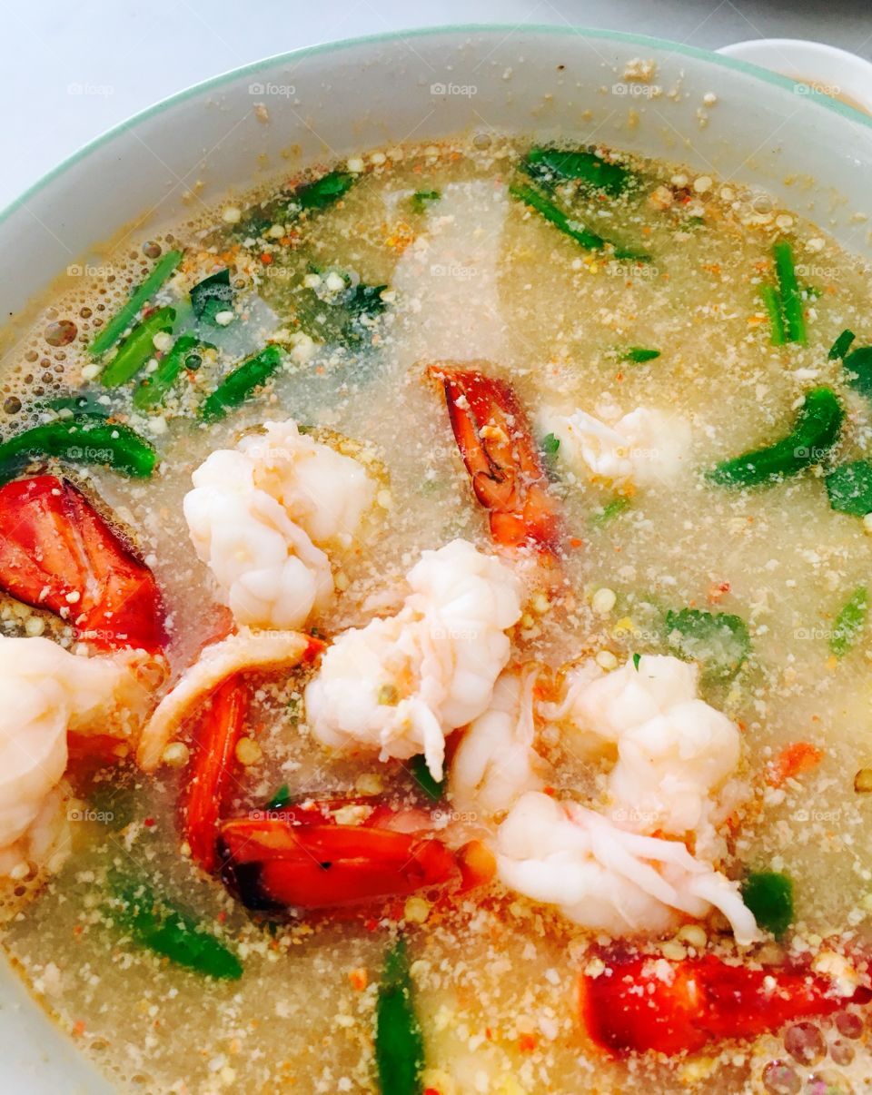 Tom yum soup