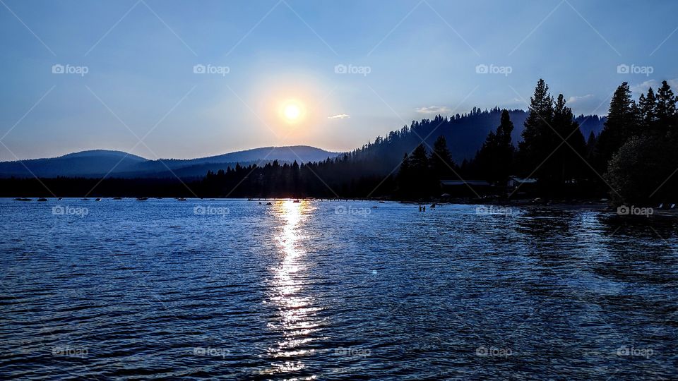 Sunset from Tahoe Vista, CA