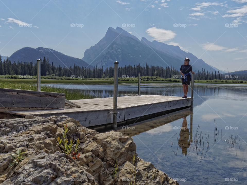Cycle Banff!. Cycling around the Vermillion Lake Chain in Banff, Alberta.