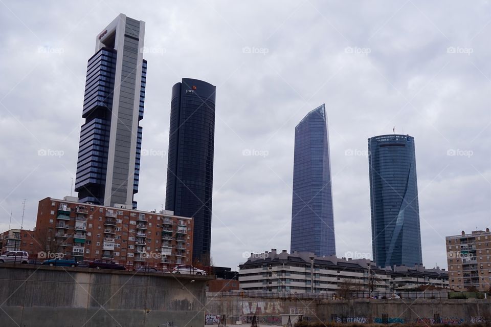 Cuatro Torres de Madrid, España 