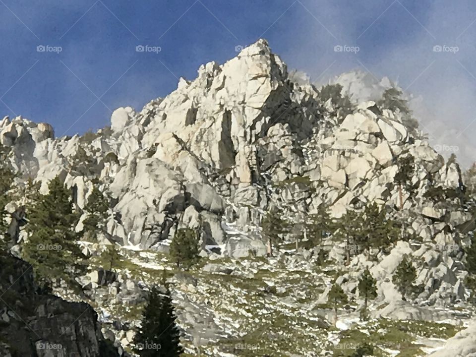 Nature, Mountain, Rock, Snow, Landscape