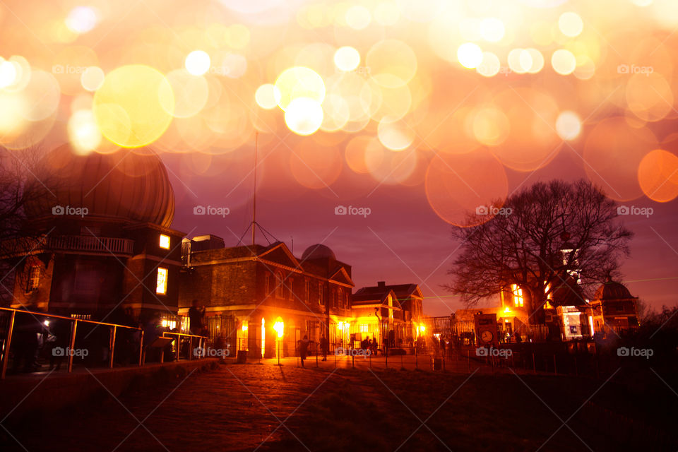 A beautiful night scene of London, United Kingdom. Artistic, colorful photo of a city.