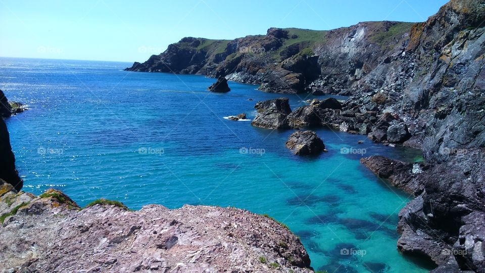 Cornish coast, UK