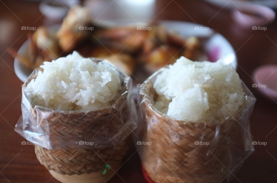 sticky rice….