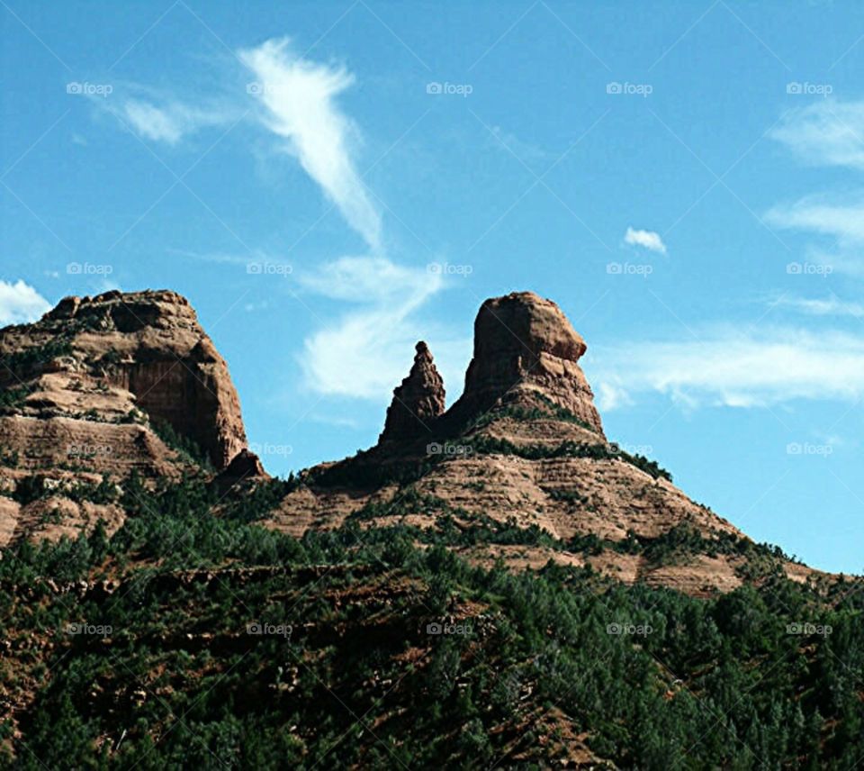 mountain . Jerome Arizona 